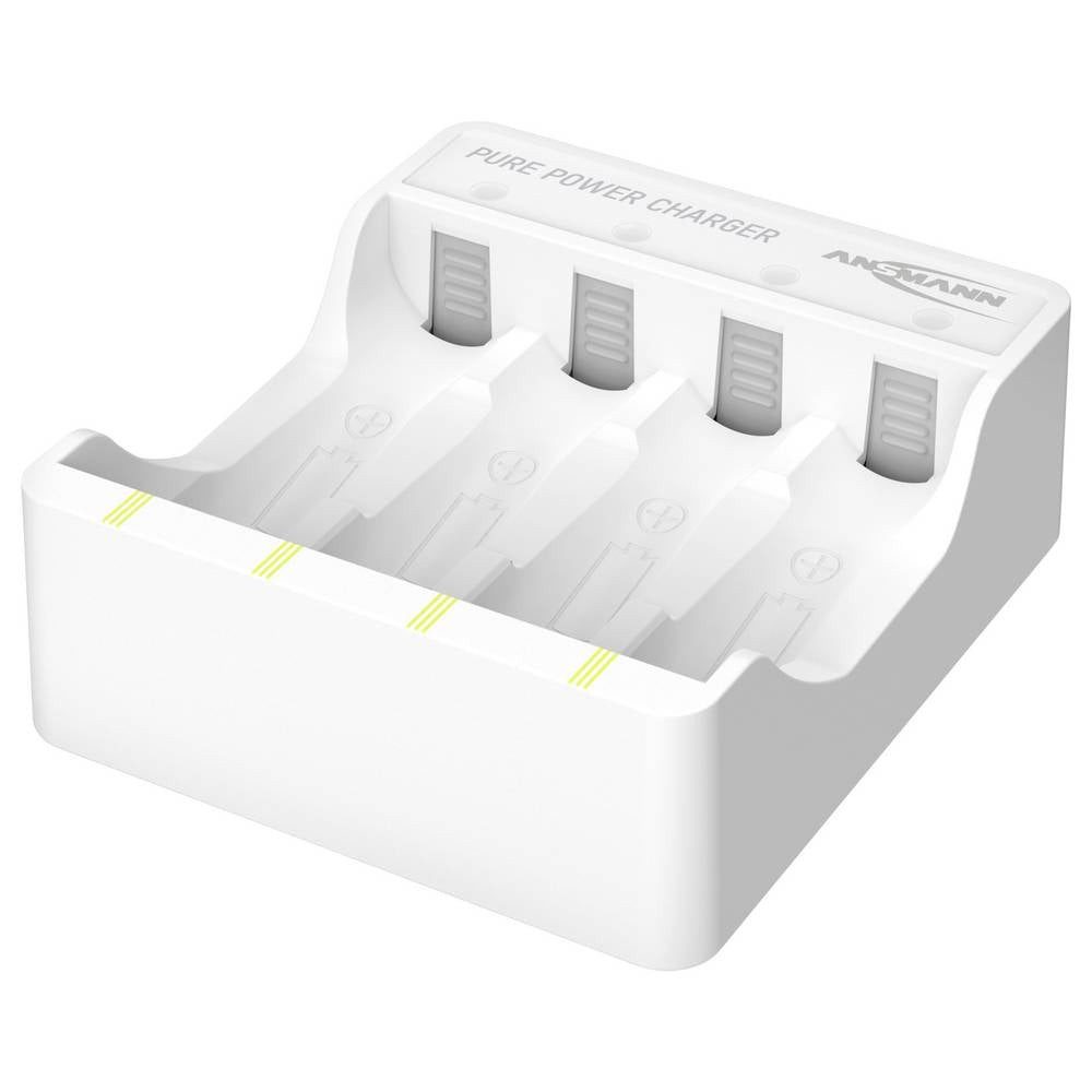 ANSMANN AG Pure Power Lademodul USB Ladegerät LiIon Mignon (AA), Micro (AAA) Rundzellen-Lader (USB-Ladeausgang, Ladestrom einstellbar)
