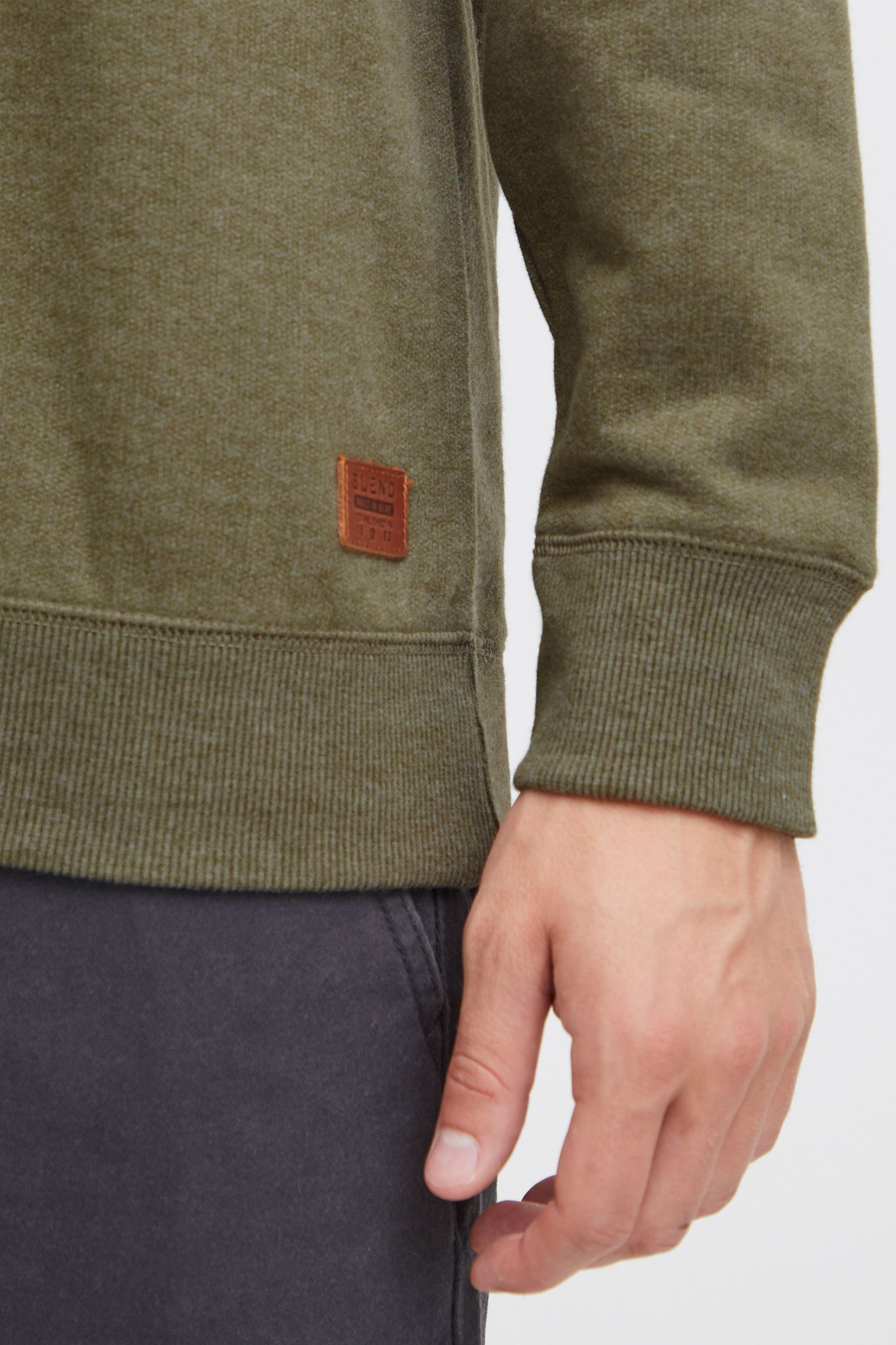 Blend Longpullover BHAlex Sweatpullover mit Raglanärmeln und elastischem Saum