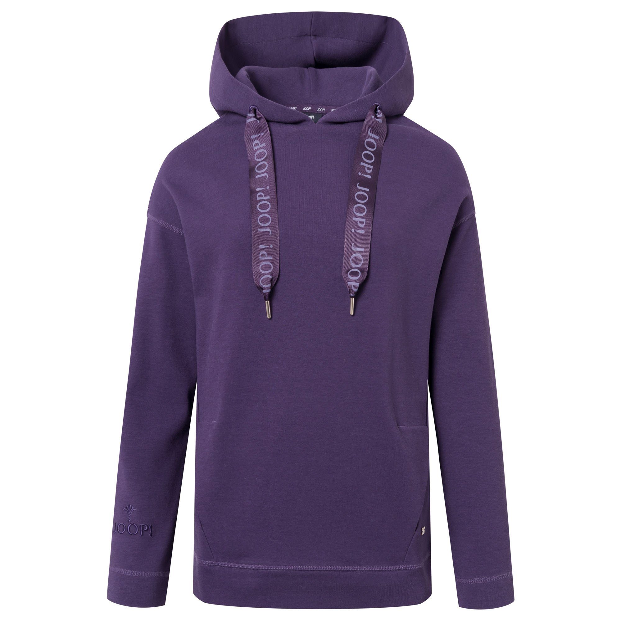 Joop! Sweater Damen Hoodie - Sweatshirt, Sweater, Loungewear Lila (Dark Purple)