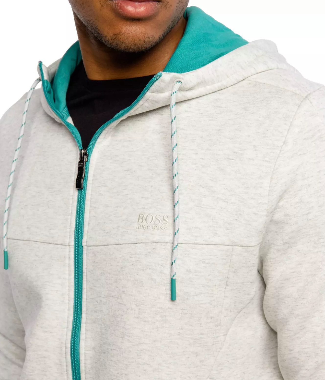 BOSS Sweatjacke HUGO BOSS Saggy 1 Zip Up Hoodie Sweatshirt Hoody Jacket