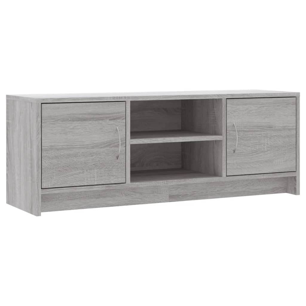 furnicato TV-Schrank Grau Sonoma 102x30x37,5 cm Holzwerkstoff (1-St) günstig online kaufen