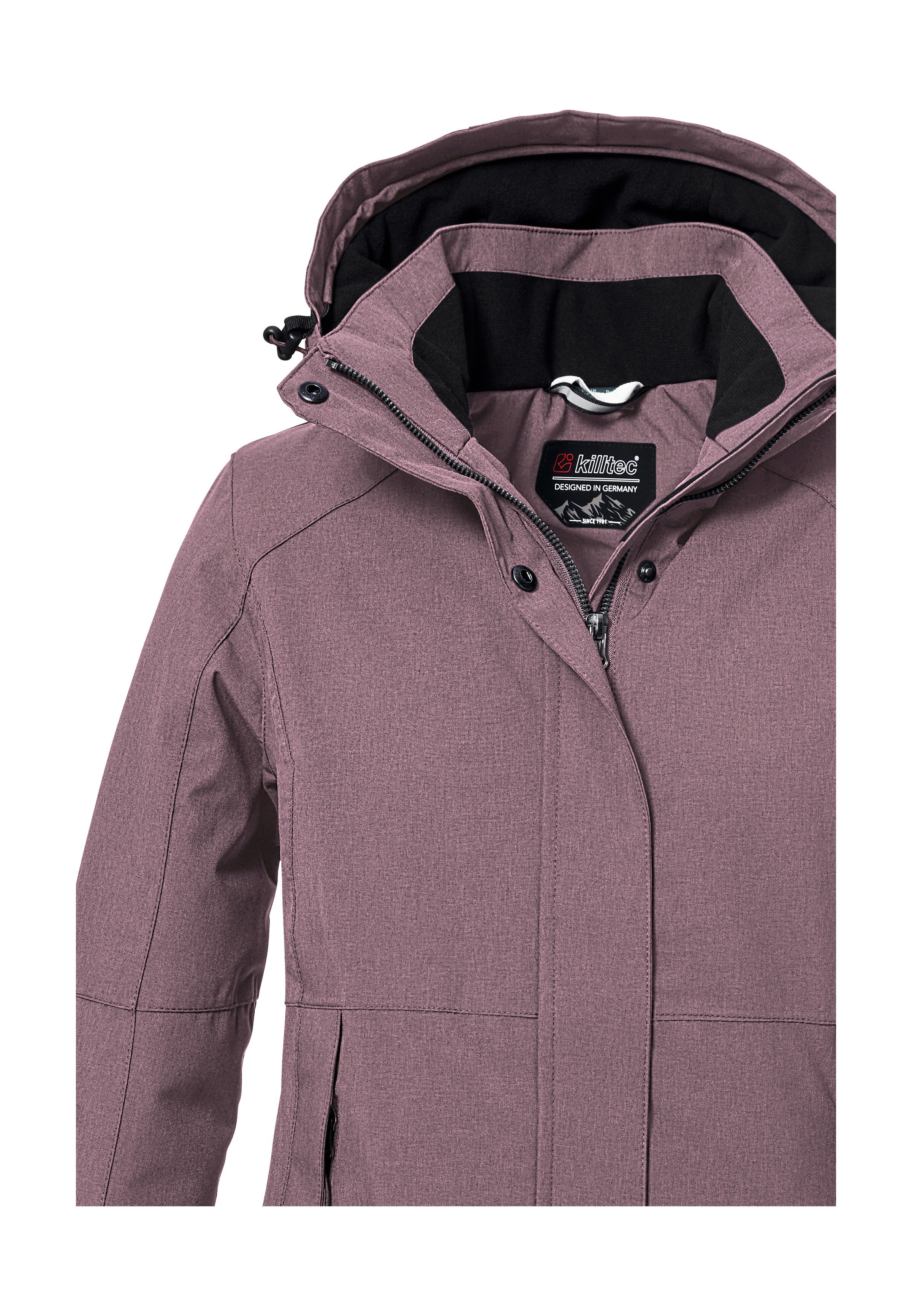 Killtec Outdoorjacke KOW 37 WMN JCKT Wasserdichte Damen Funktionsjacke mit abnehmbarer Kapuze