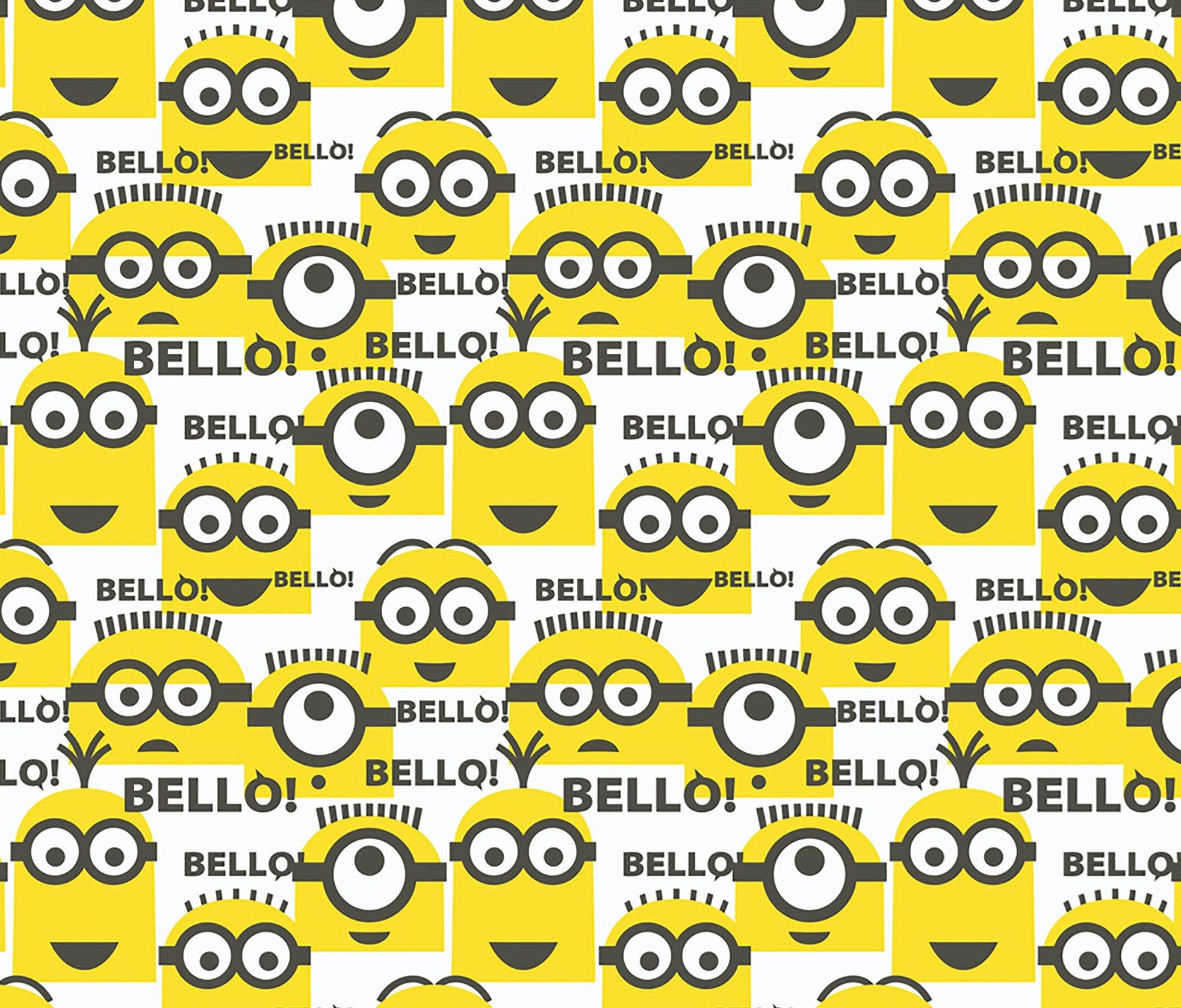 JACK Spannbettlaken Minions Renforcé Spannbetttuch Bello Bettlaken 100x200cm, Renforcé, Gummizug: Rundumgummizug, (1 Stück), Spannbettlaken für alle Minions Fans, Rundgummi, Baumwolle