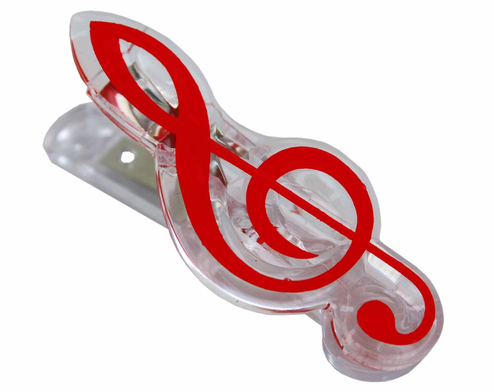 mugesh Musikinstrumentenständer Notenklammer Violinschlüssel, für Musiker