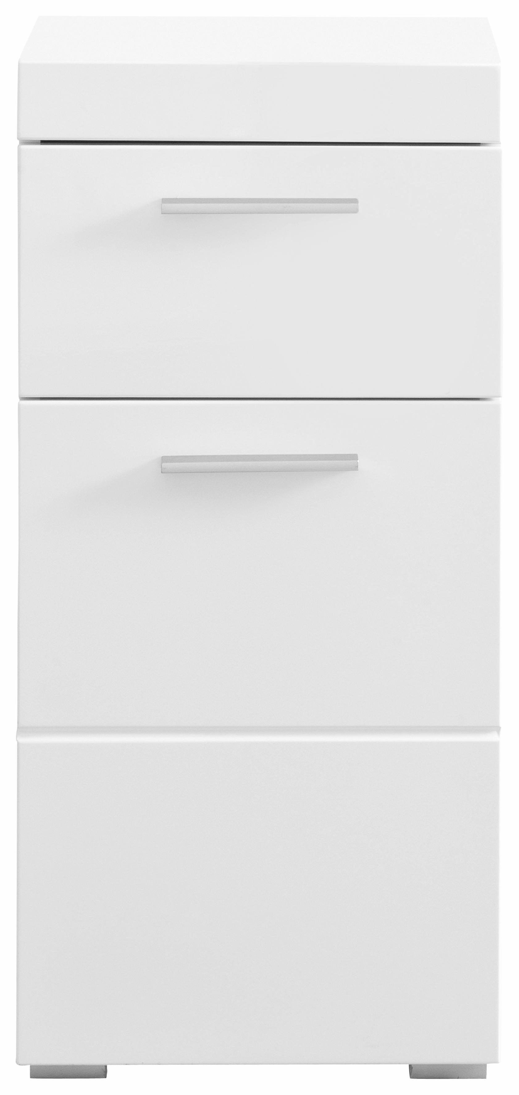 welltime Unterschrank Avena Badezimmerkommode mit 1 Schublade und 1 Tür - Maße (B/T/H) 37/31/79 cm
