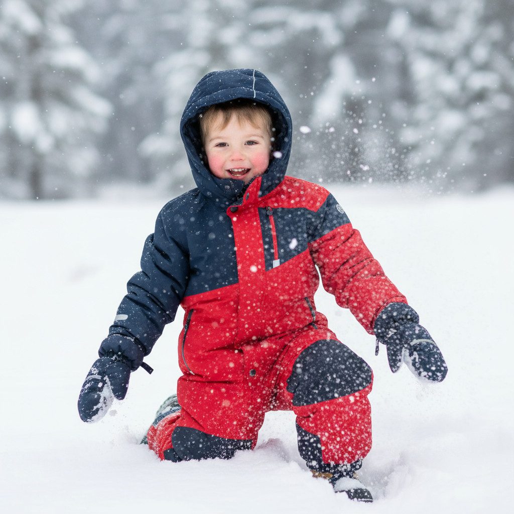 Killtec Schneeoverall Schneeanzug Kinder Skianzug dunkelrot/dunkelblau Innenfutter aus Fleece - Schneefang an den Hosenbeinen
