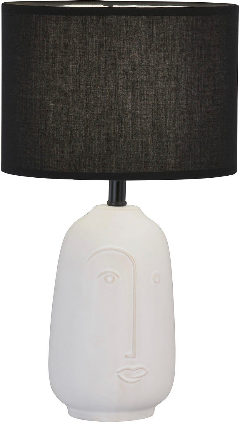 FISCHER & HONSEL Tischleuchte Face, Leuchtmittel wechselbar, hochwertige Ve günstig online kaufen