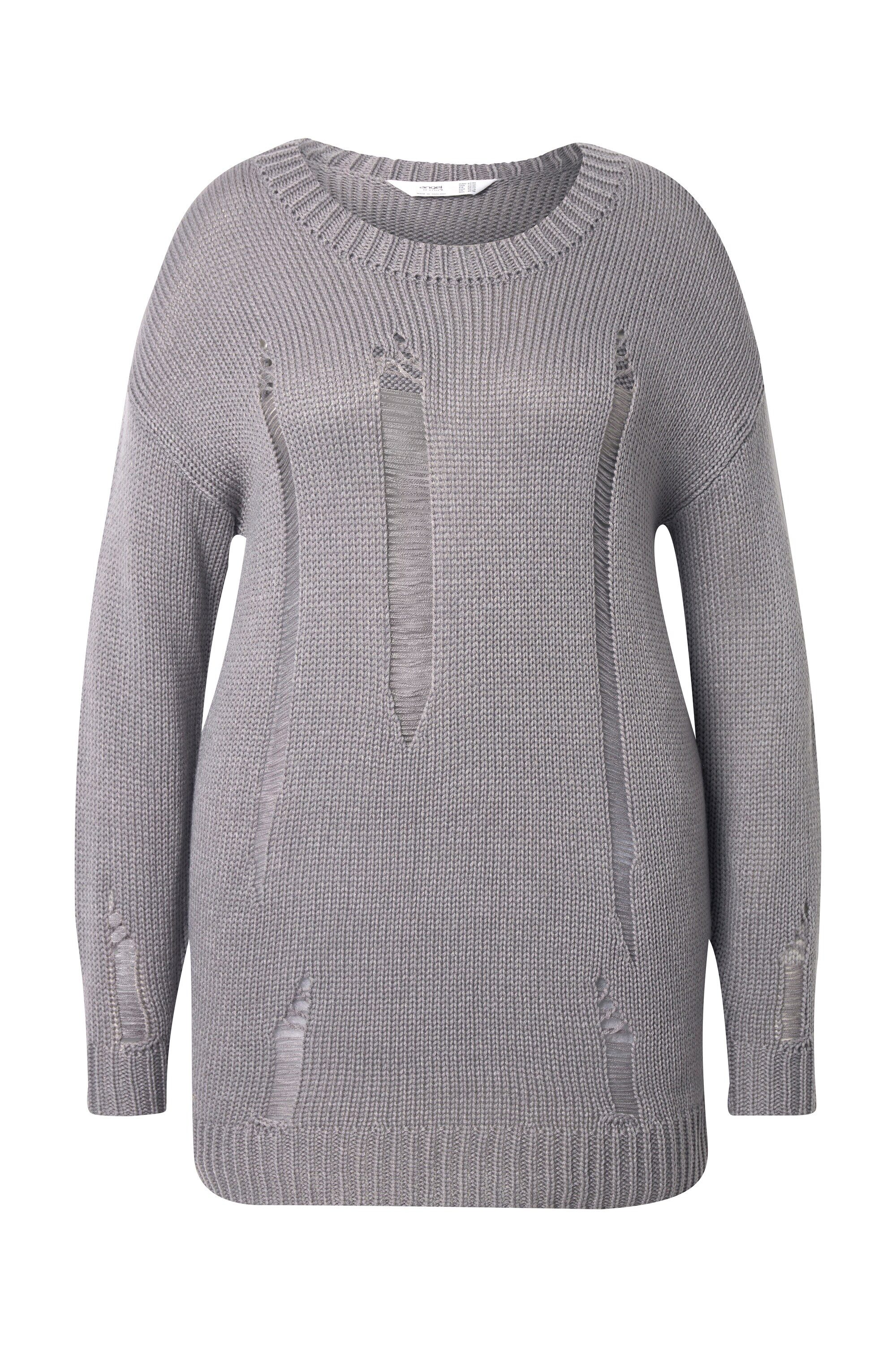 Angel of Style Strickpullover Pullover Loose Fit Destroyed-Look günstig online kaufen