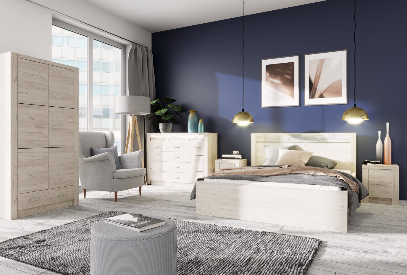 Beautysofa Eckschrank POLIS I-14, Höhe: 192 cm günstig online kaufen