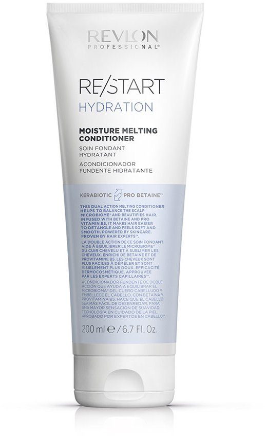 REVLON PROFESSIONAL Haarspülung RE/START HYDRATION MOISTURE MELTING CONDITIONER, Stärkt und repariert geschädigtes Haar für ein strahlendes Aussehen.