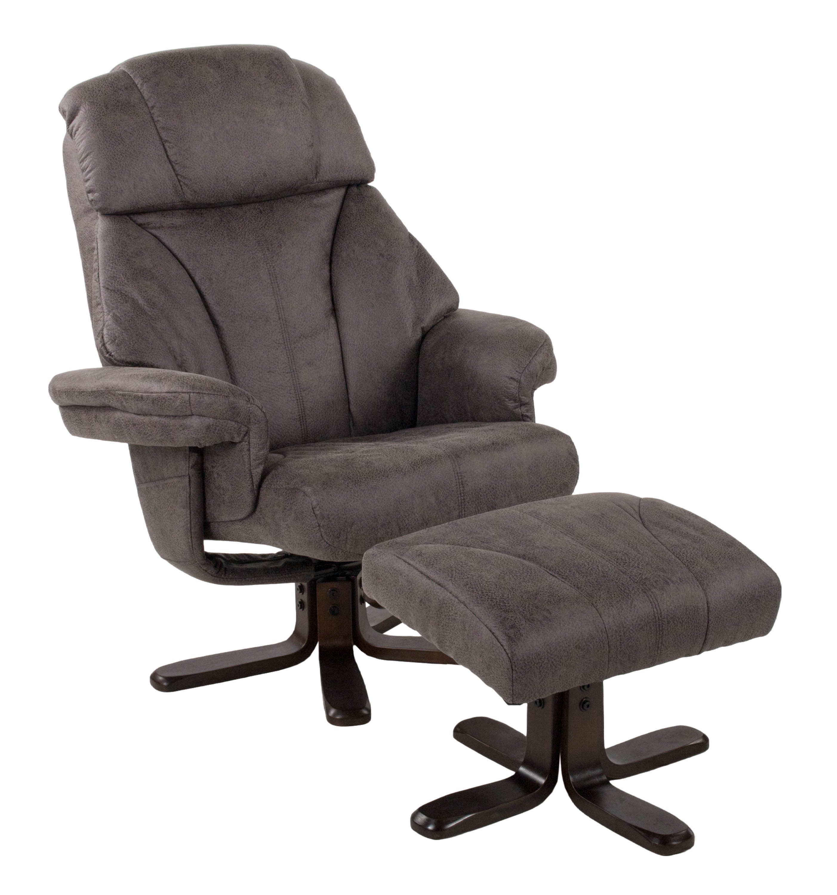 Duo Collection Relaxsessel Fernsehsessel Yukon, mit Hocker, mit Relaxfunktion, 360° drehbar