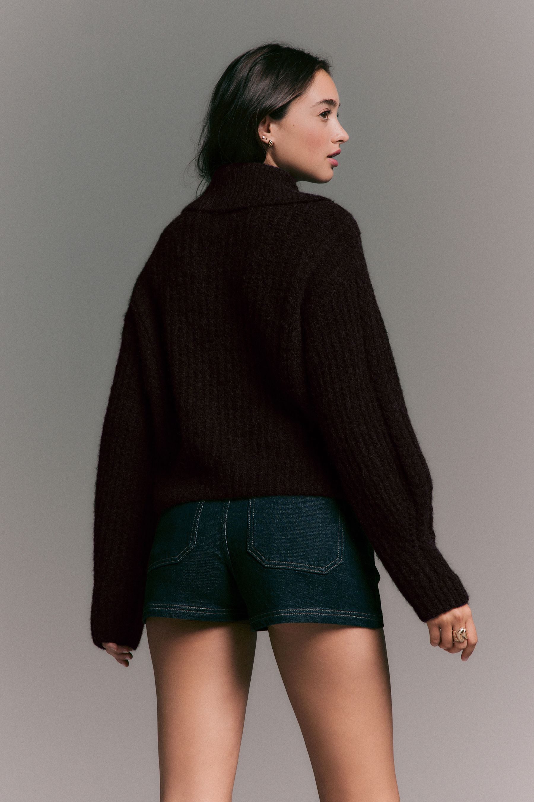 Next Strickjacke Zopfstrickjacke mit Wollanteil und Kragen (1-tlg) günstig online kaufen