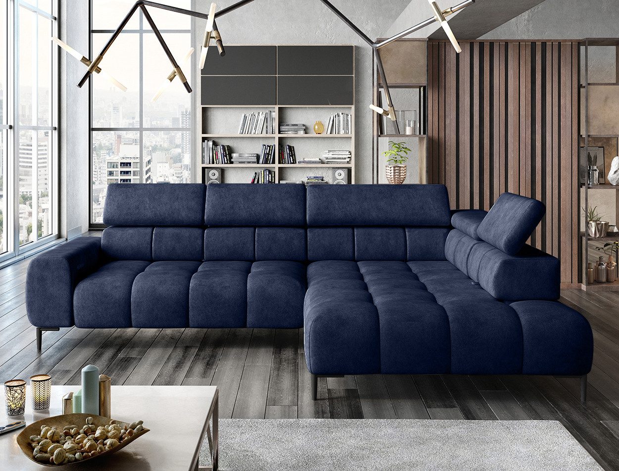 WOHNKLUSIV Ecksofa Ecksofa Venezia mit elektrischer günstig online kaufen