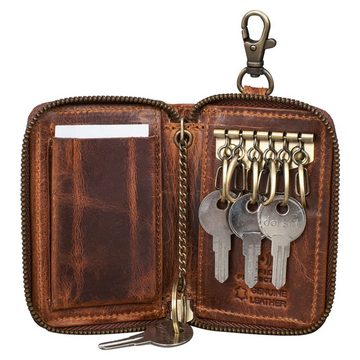 STILORD Schlüsseltasche "Emory" Schlüsseletui mit Kartenfach Leder