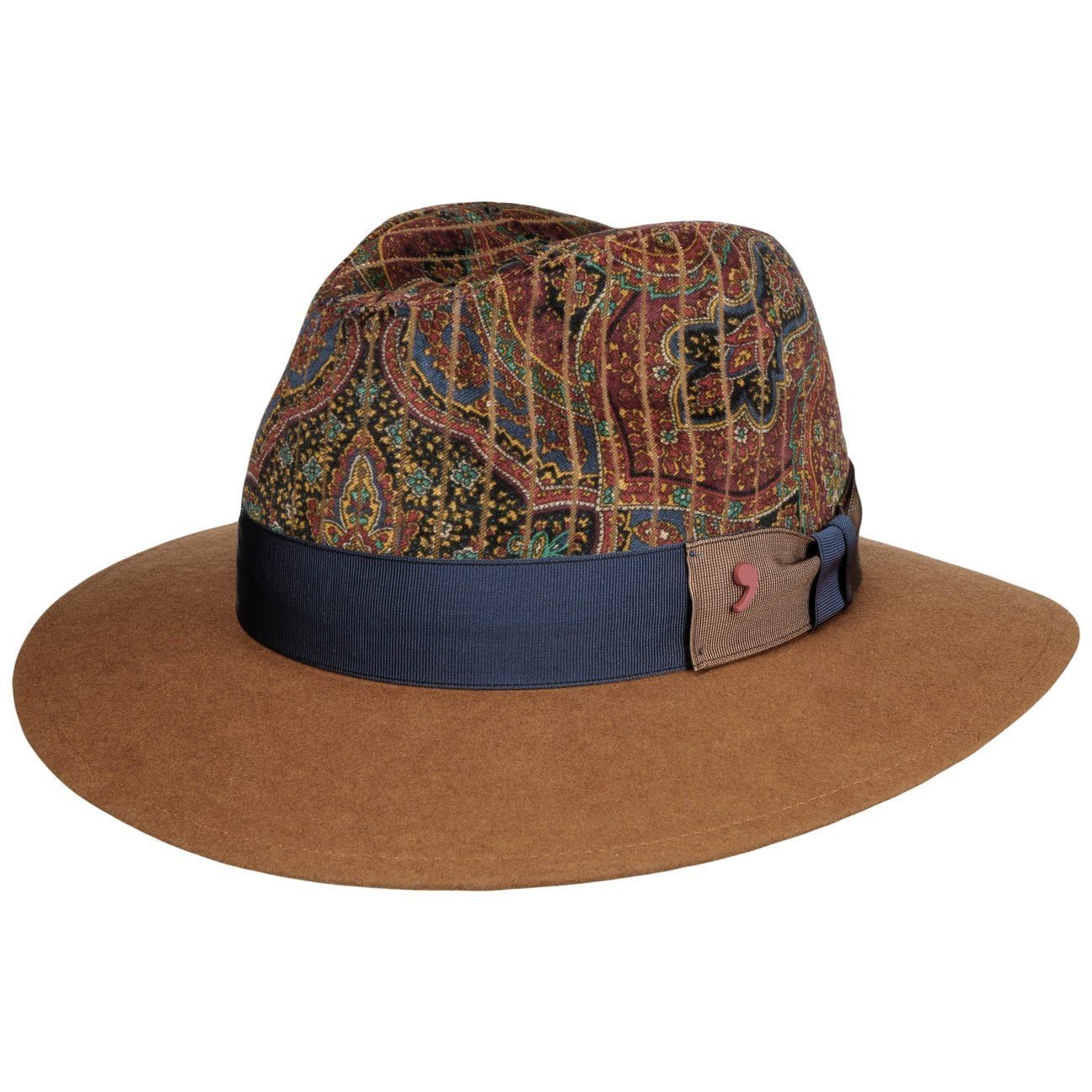 Alfonso D´Este Outdoorhut (1-St) Travellerhut mit Ripsband, Made in Italy