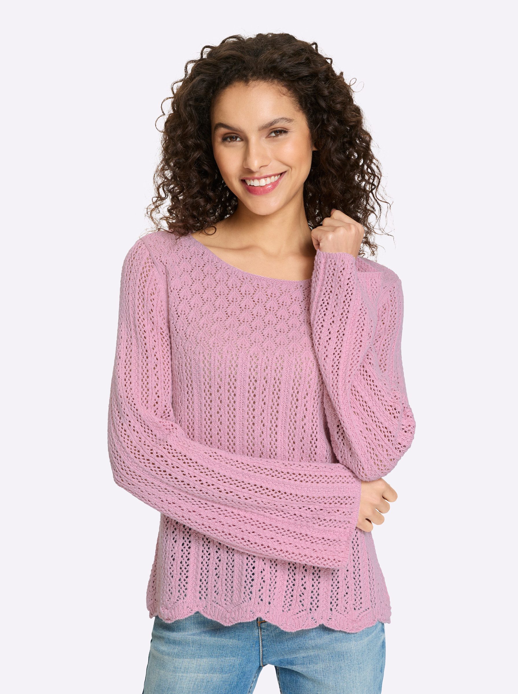 heine Strickpullover Pullover Langarm günstig online kaufen