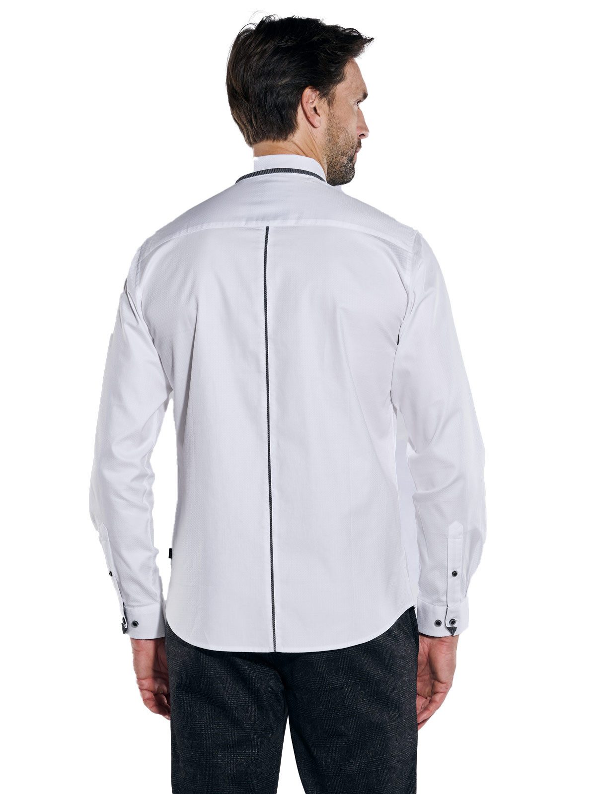 Engbers Langarmhemd engbers Herren Langarm-Hemd regular, Reinweiss günstig online kaufen