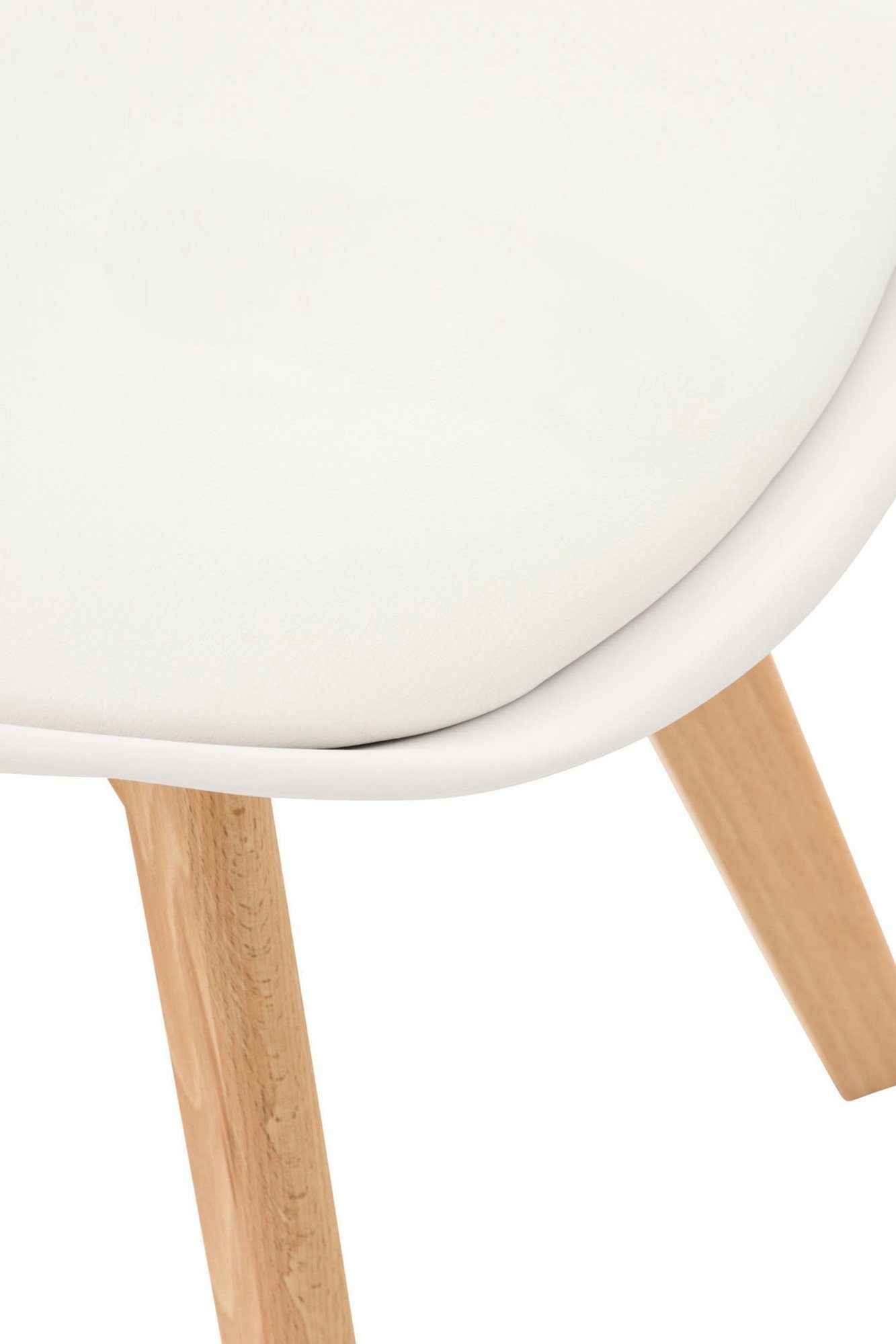 Liborg, Essgruppe CLP und Tisch mit 4 Sitzpolster, Stühle Buchenholz natura/weiß