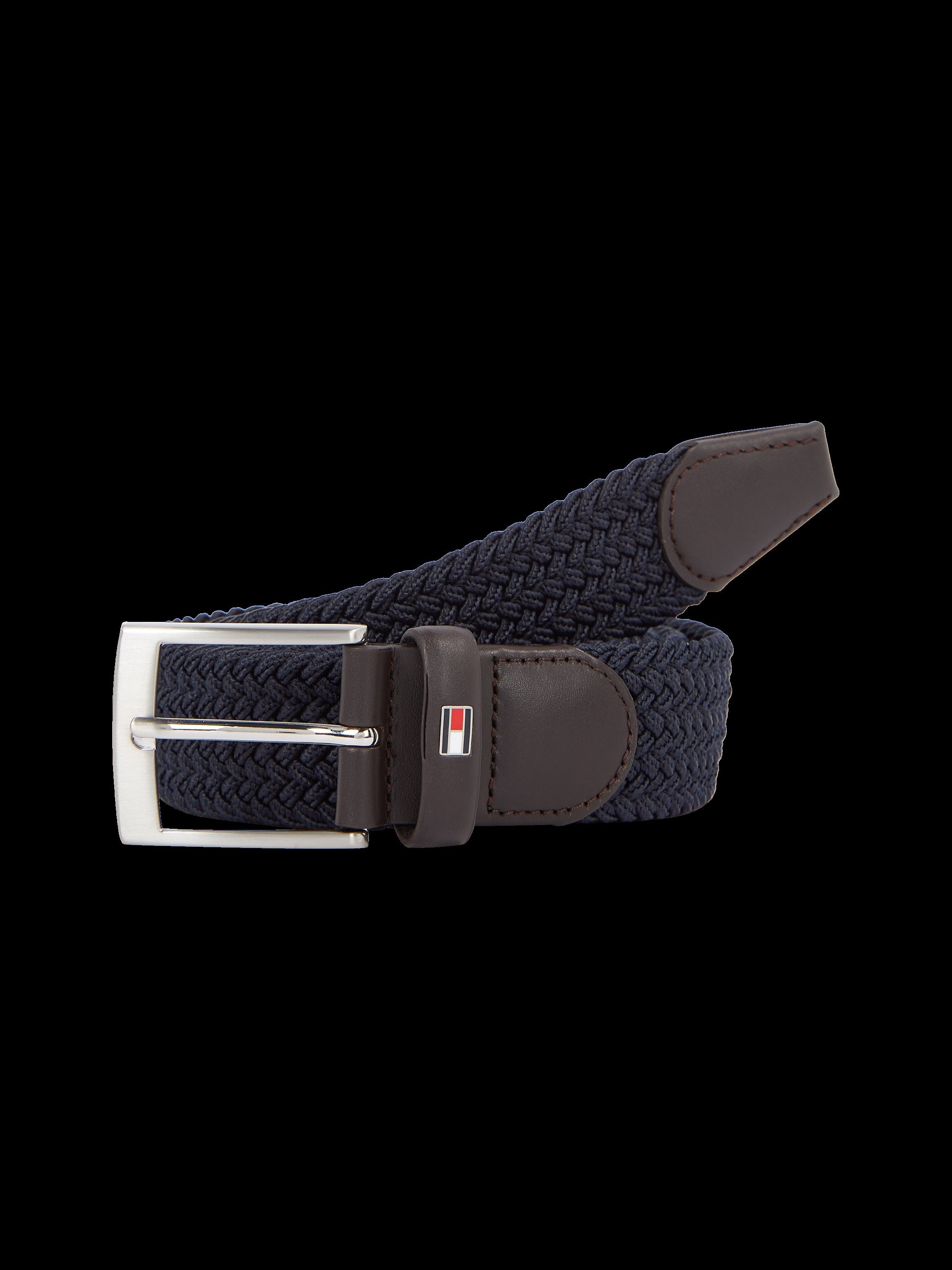 Stretch-Gurtbandgewebe Hilfiger aus Stoffgürtel geflochtenem NEW Tommy ADAN BELT