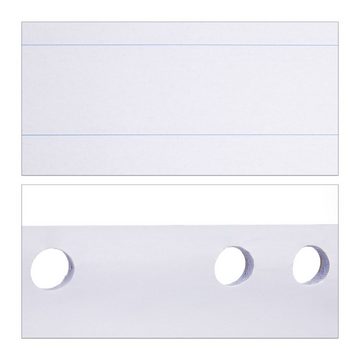 relaxdays Magnettafel Flipchart Papier 50 Blatt, liniert