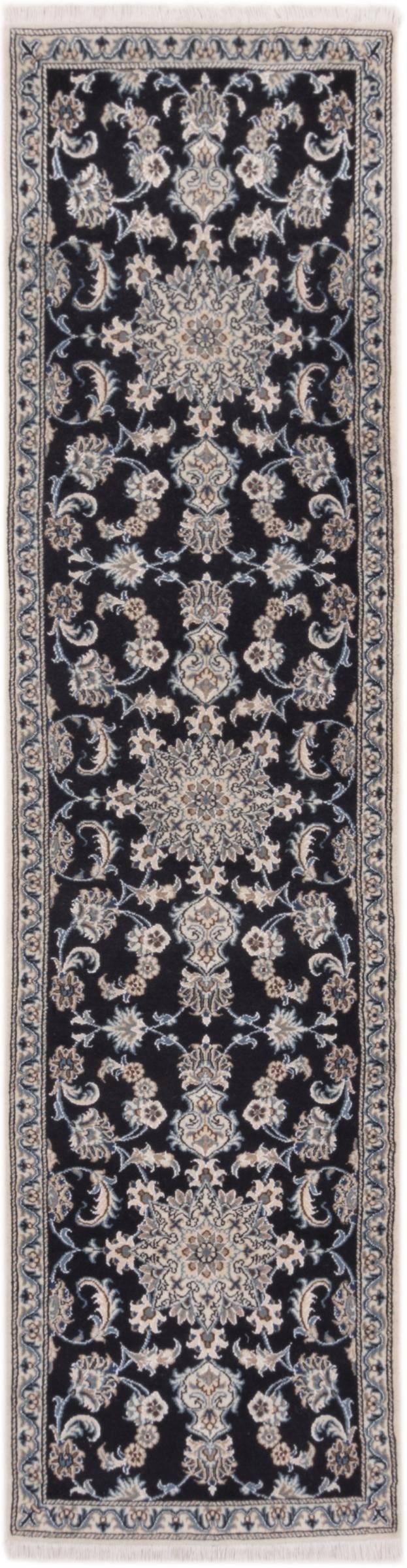 Nain Trading Orientteppich Nain 80x300 Handgeknüpfter Orientteppich / Perserteppich Läufer, rechteckig, Höhe: 12 mm