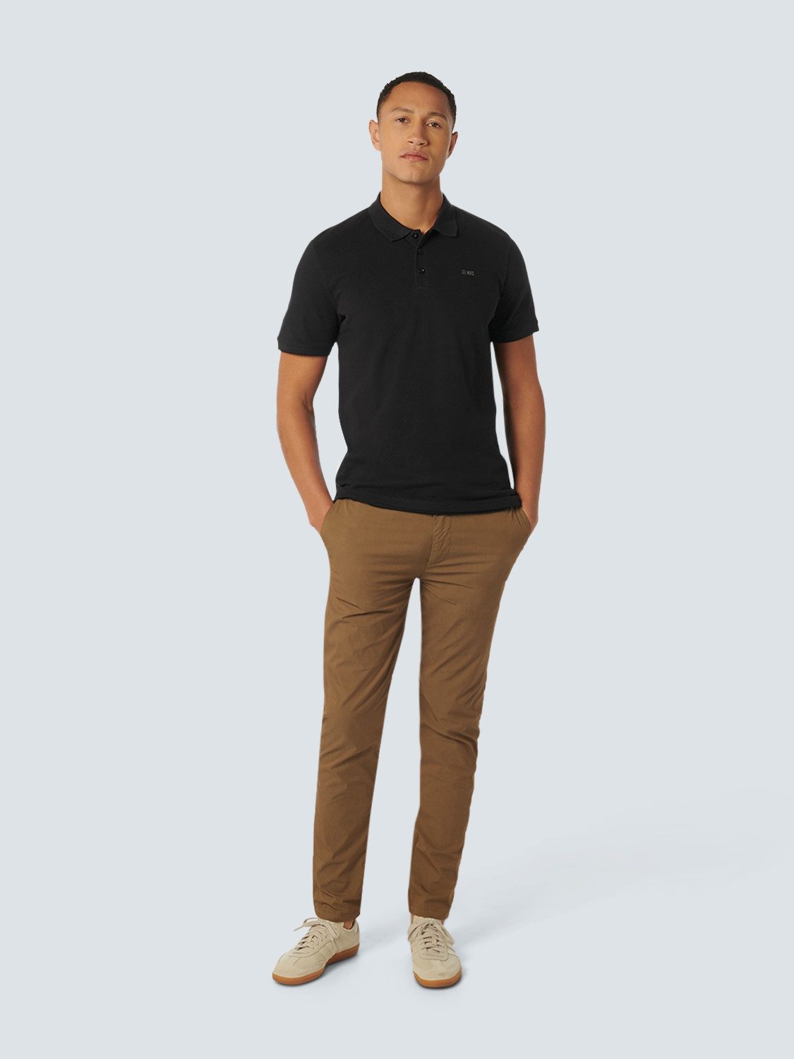 NO EXCESS Poloshirt Polo Solid Stretch