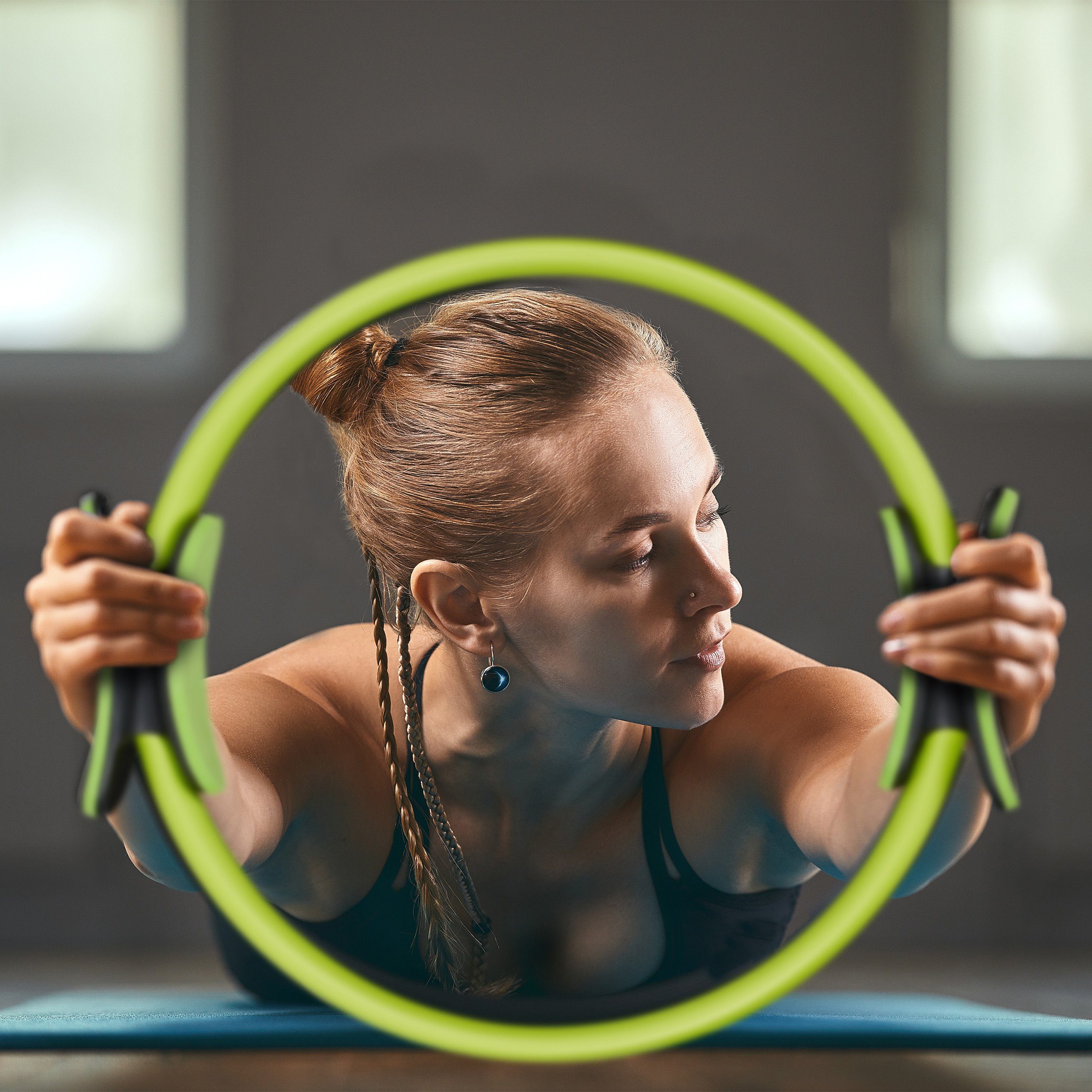 relaxdays Pilates-Ring Grü