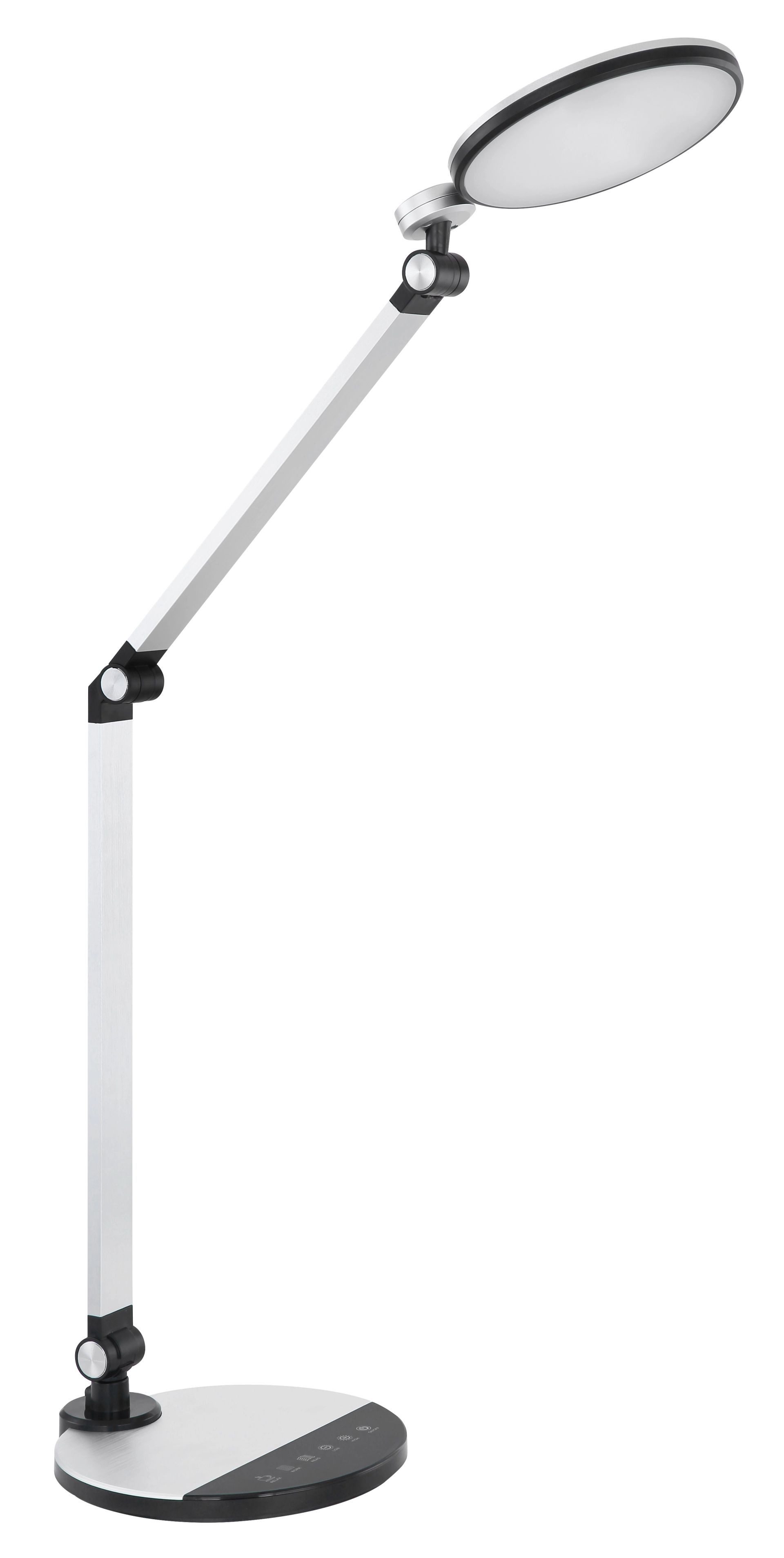 GLOBO LIGHTING LED Tischleuchte KONSTI, Dimmfunktion, mehrere Helligkeitsstufen, LED fest integriert, warmweiß - kaltweiß, Schreibtischlampe, Tischlampe, Büro, Arbeitszimmer