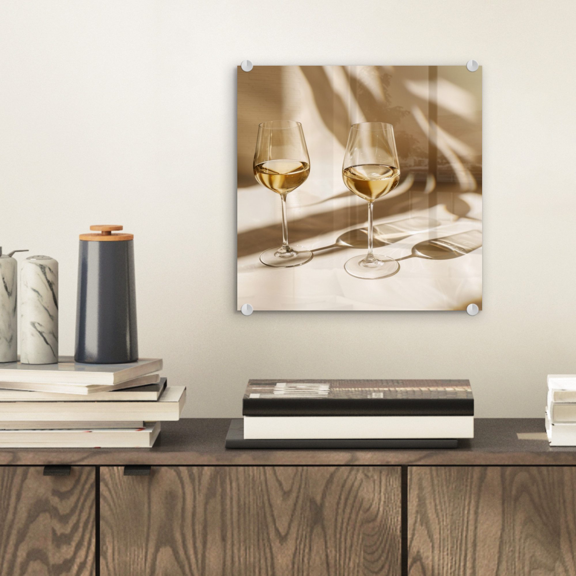 MuchoWow Acrylglasbild Wein - Weingläser - günstig online kaufen