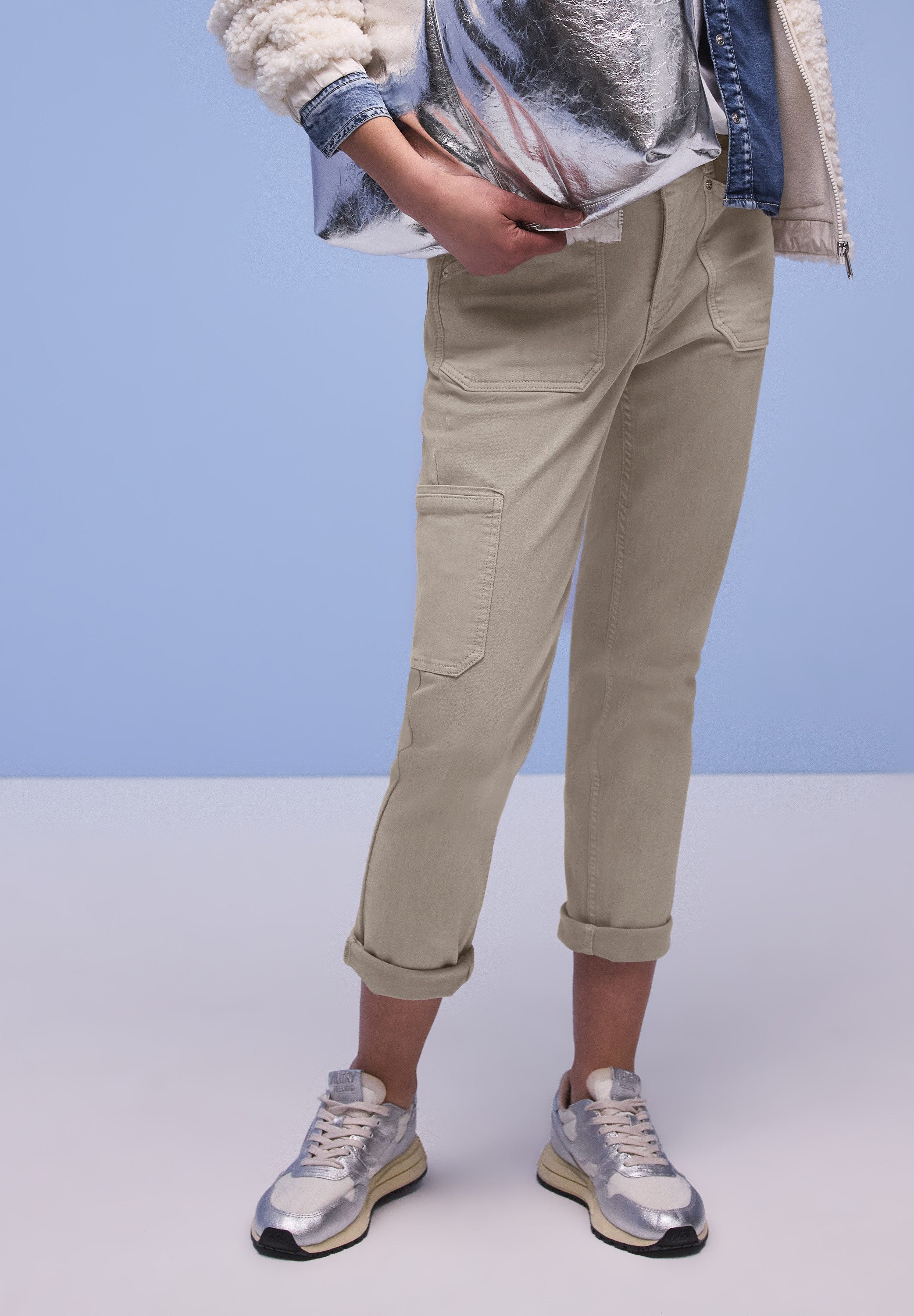 STREET ONE Cargojeans Style Charlie mit Slim Legs und Stretch