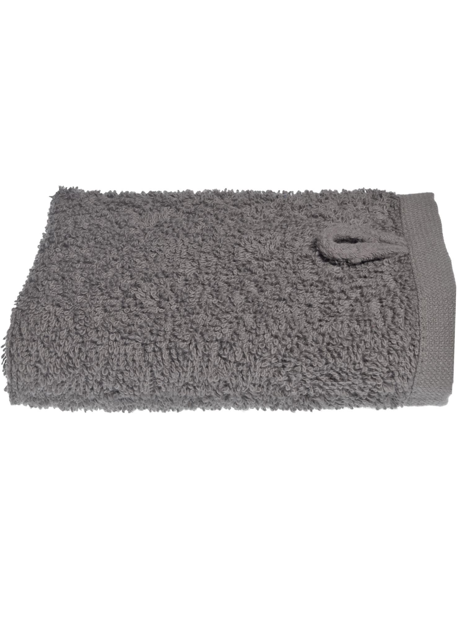 21 1-Handtücher-Naturweiß-Waschhandschuh (1-St) 15 x cm, Baumwolle Julie Julsen Handtücher