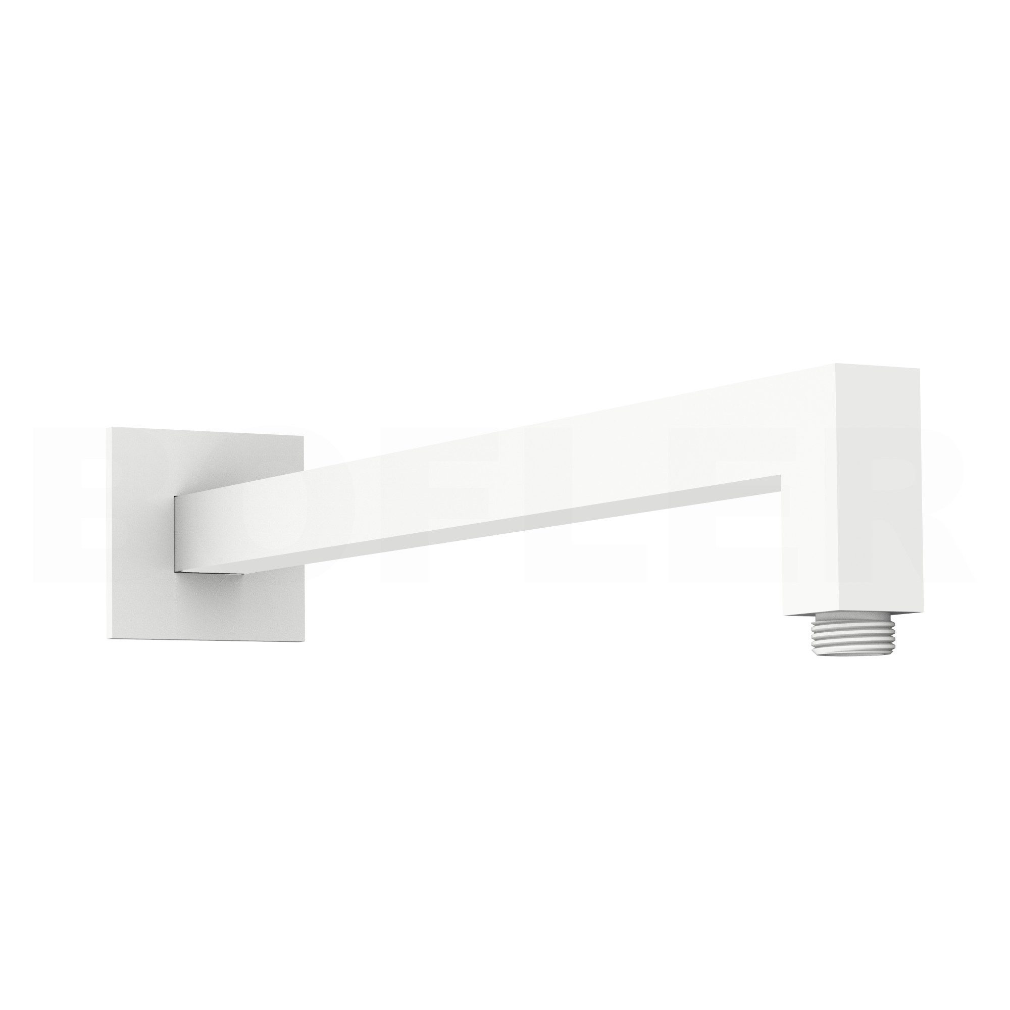 Hansgrohe und Bofler Duscharmatur Hansgrohe DuoTurn E Unterputz Armatur mit Umsteller für 2 Verbraucher (OHNE IBOX 2, Unterputz Duschsystem, Duschanlage, Duschset, inkl. BOFLER Brauseset #85-O Handbrause, Regendusche 30cm, Brausearm) matt weiß, wassersparende Regendusche, Gummidüsen