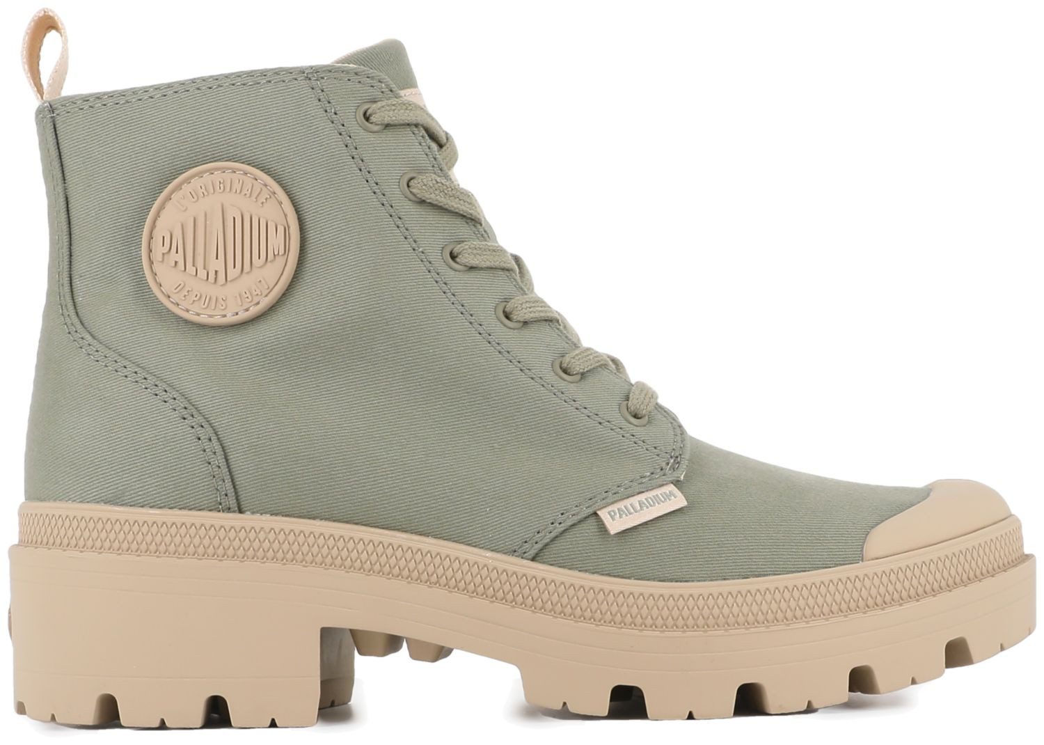 Palladium Palladium Pallabase Twill Vetiver Sneaker