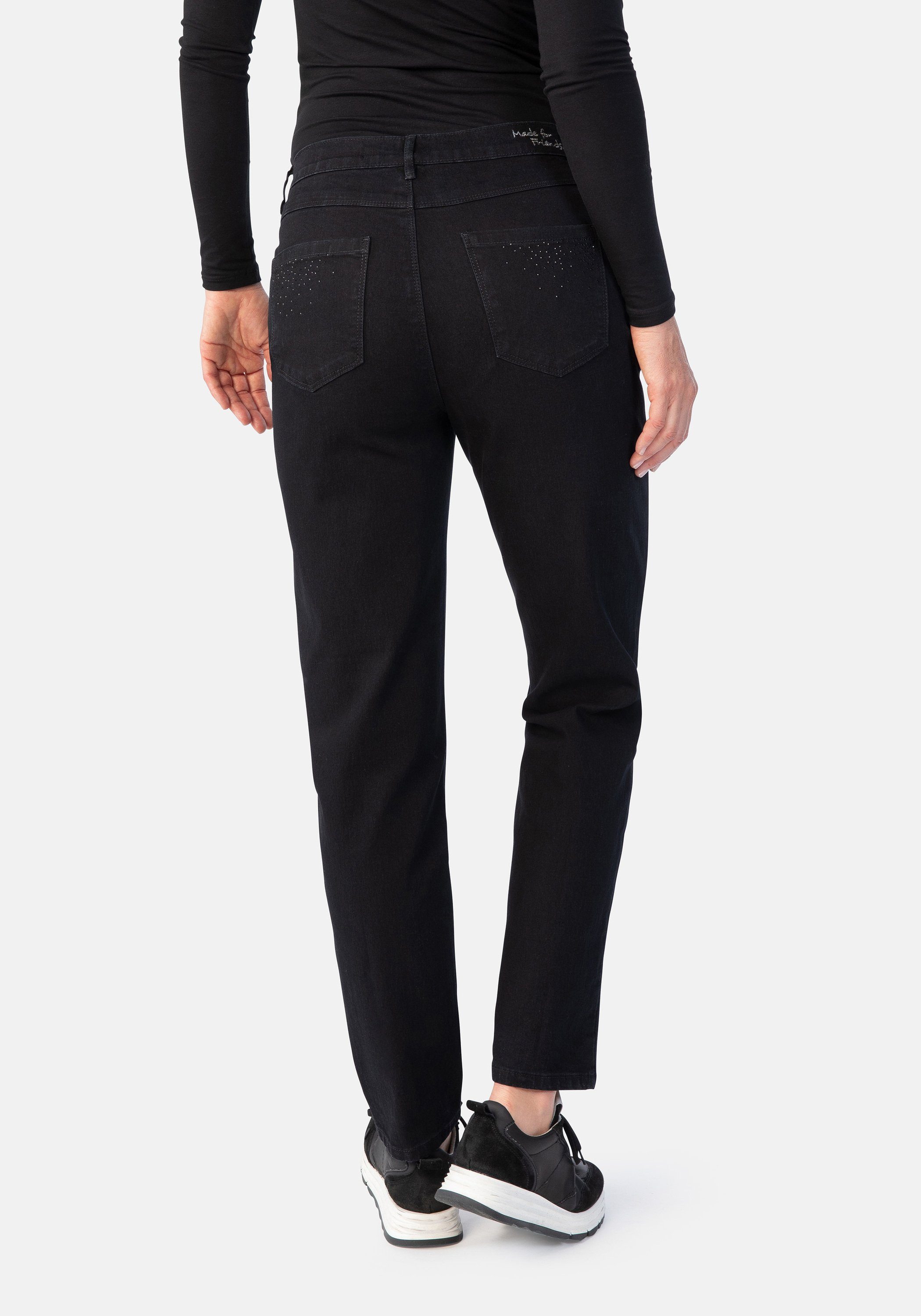Nizza denim 5-Pocket-Jeans black WOMEN Fit Denim STOOKER Tapered