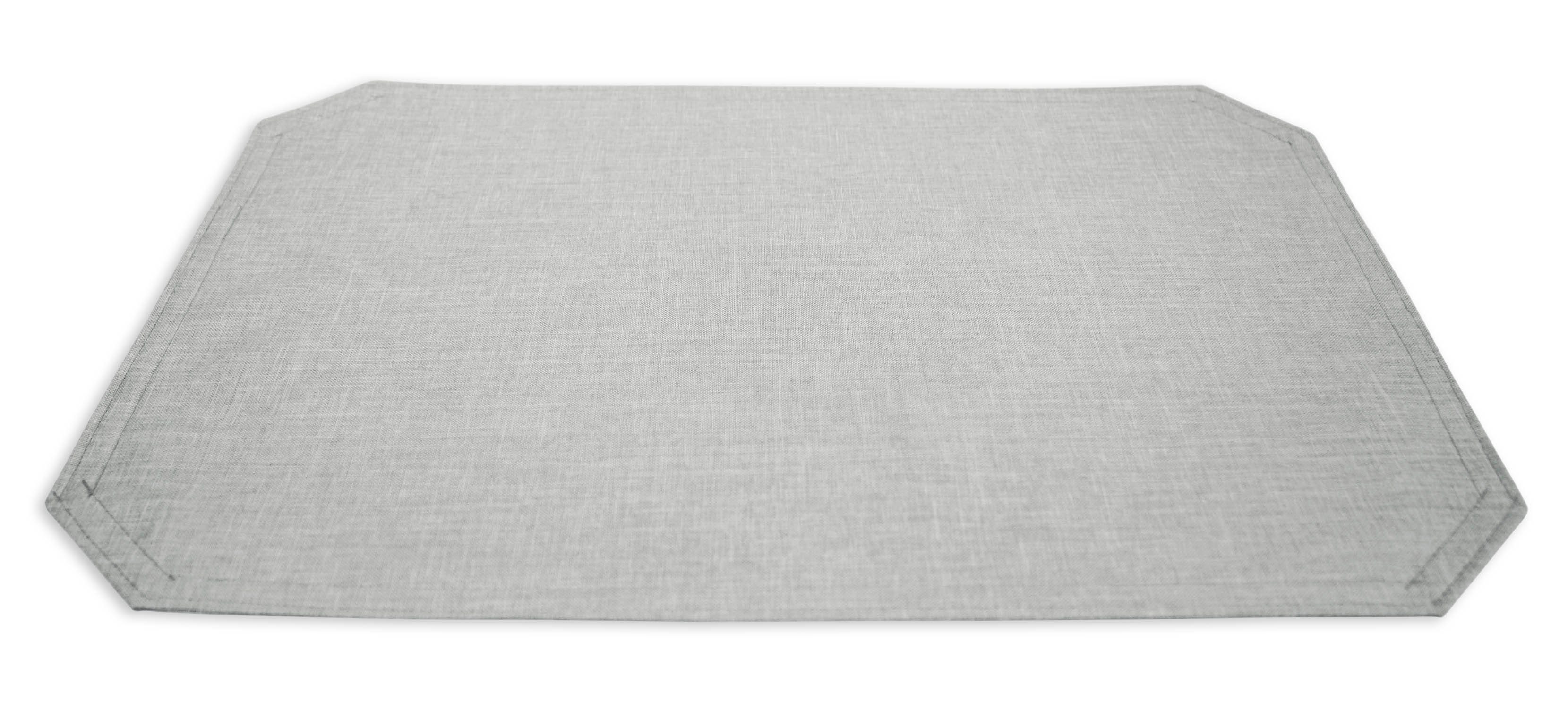 Haus und Deko Platzset Tischset beschichtet Struktur Leinen-Optik Fleckenschutz Platzset, (1-St)