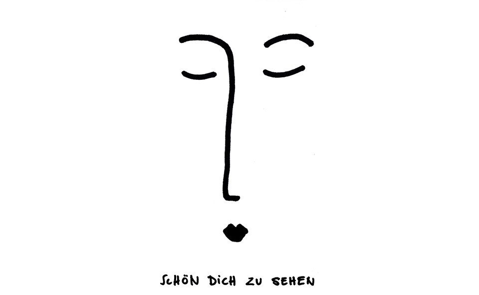 Braun+Company Atelier Papierserviette Braun & Company Servietten Motiv Avtg. Faces 33 x