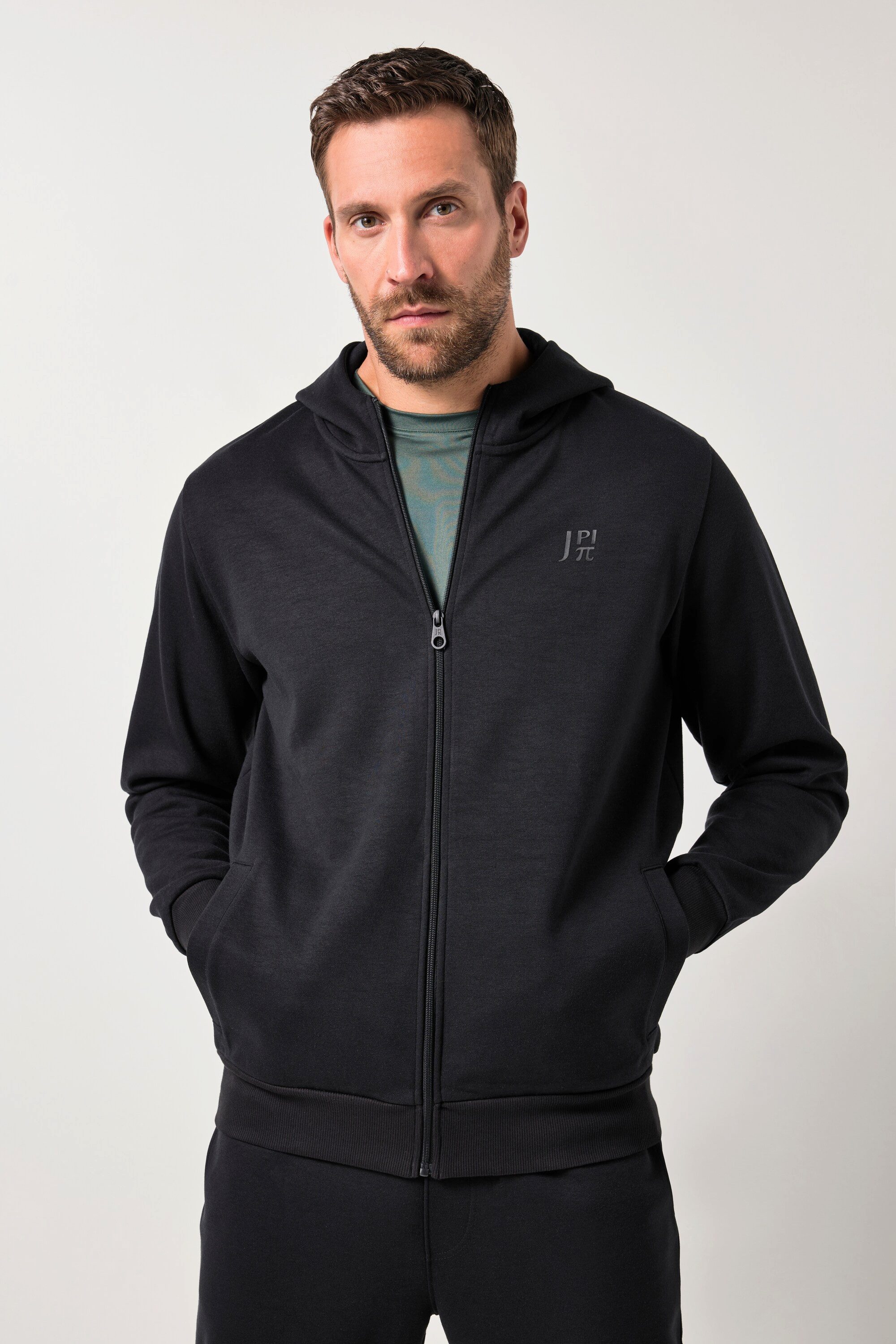 Fleecejacke Trainingsjacke Fitness Kapuze