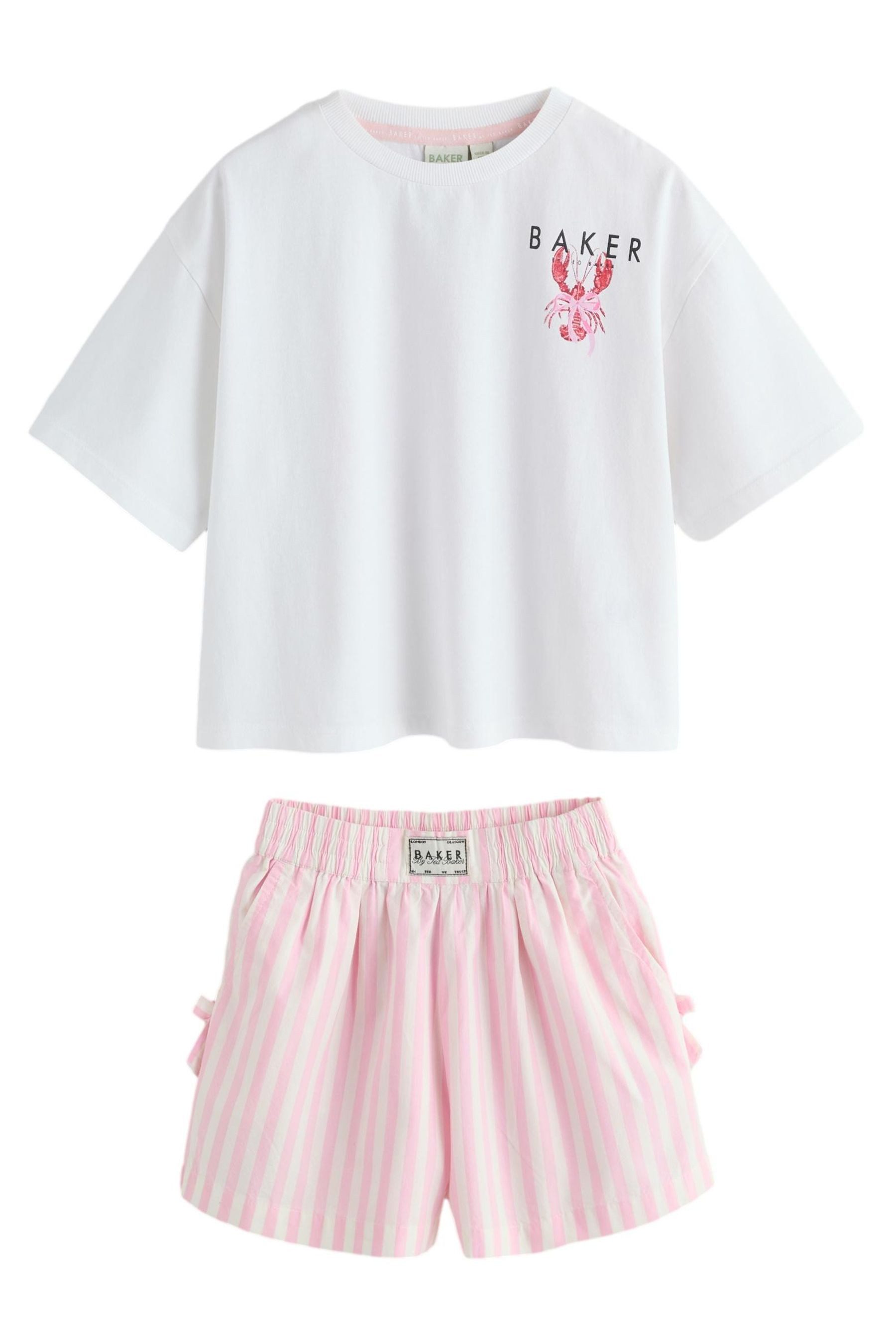 T-Shirt & Shorts Baker by Ted Baker Oversized Fit T-Shirt + Shorts