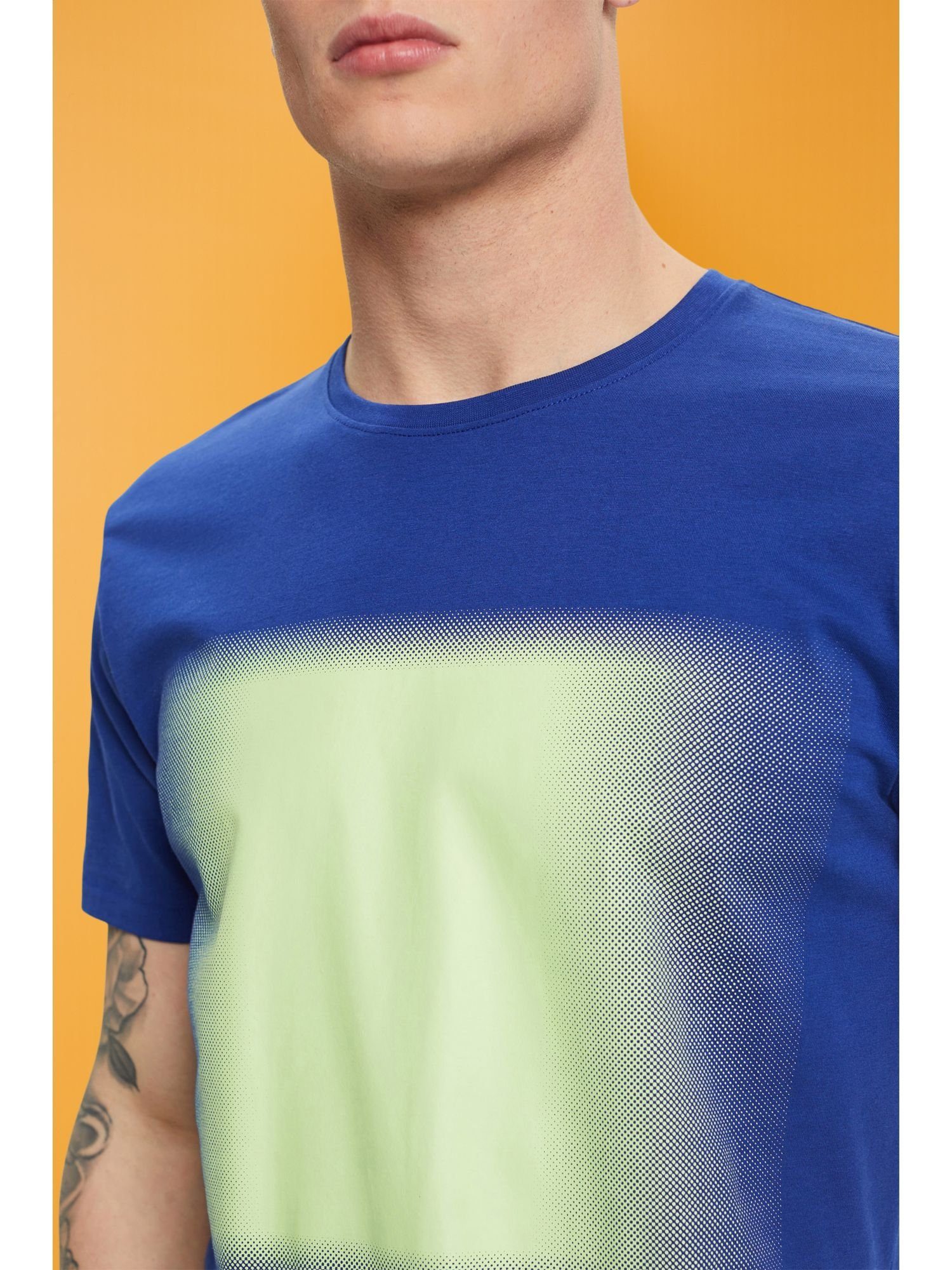 (1-tlg) INK by edc Print Baumwoll-T-Shirt mit T-Shirt Esprit