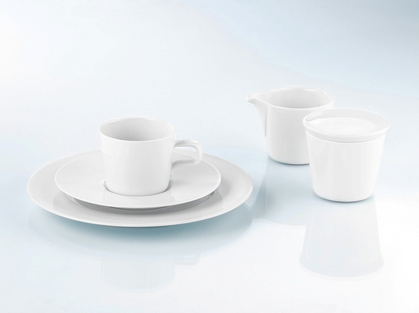 Seltmann Weiden Kaffeeservice Seltmann Weiden No Limits Uni Kaffeeservice 20-tlg., Porzellan