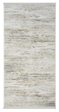 Teppich MY-RUG Amalie, Kurzflor-Teppich 150x80cm, Wohnando, rechteckig, Höhe: 12 mm, weich, gemütlich, mit schönem Muster, flachgewebt