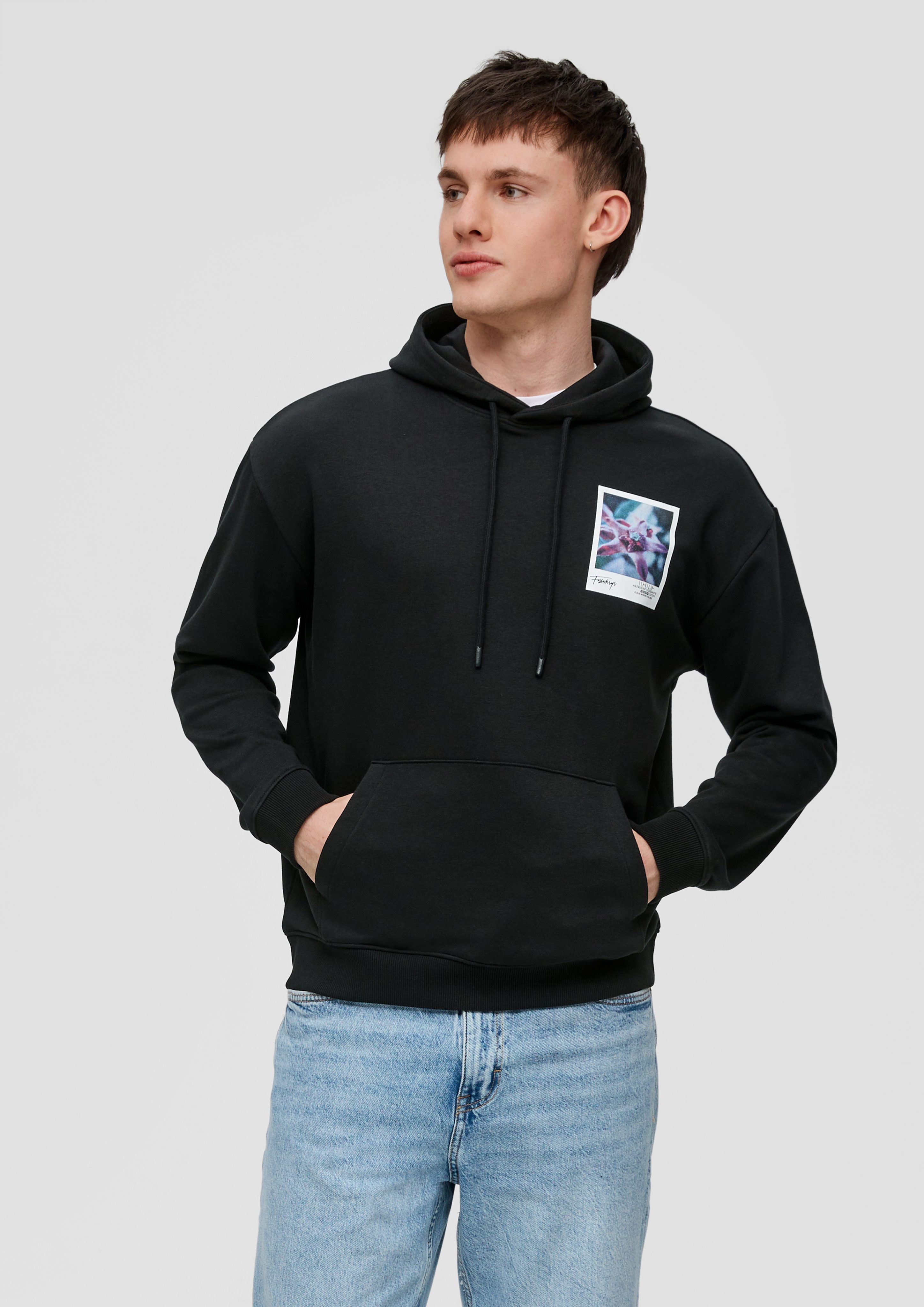 Sweatshirt Hoodie-Sweatshirt mit Fotoprint