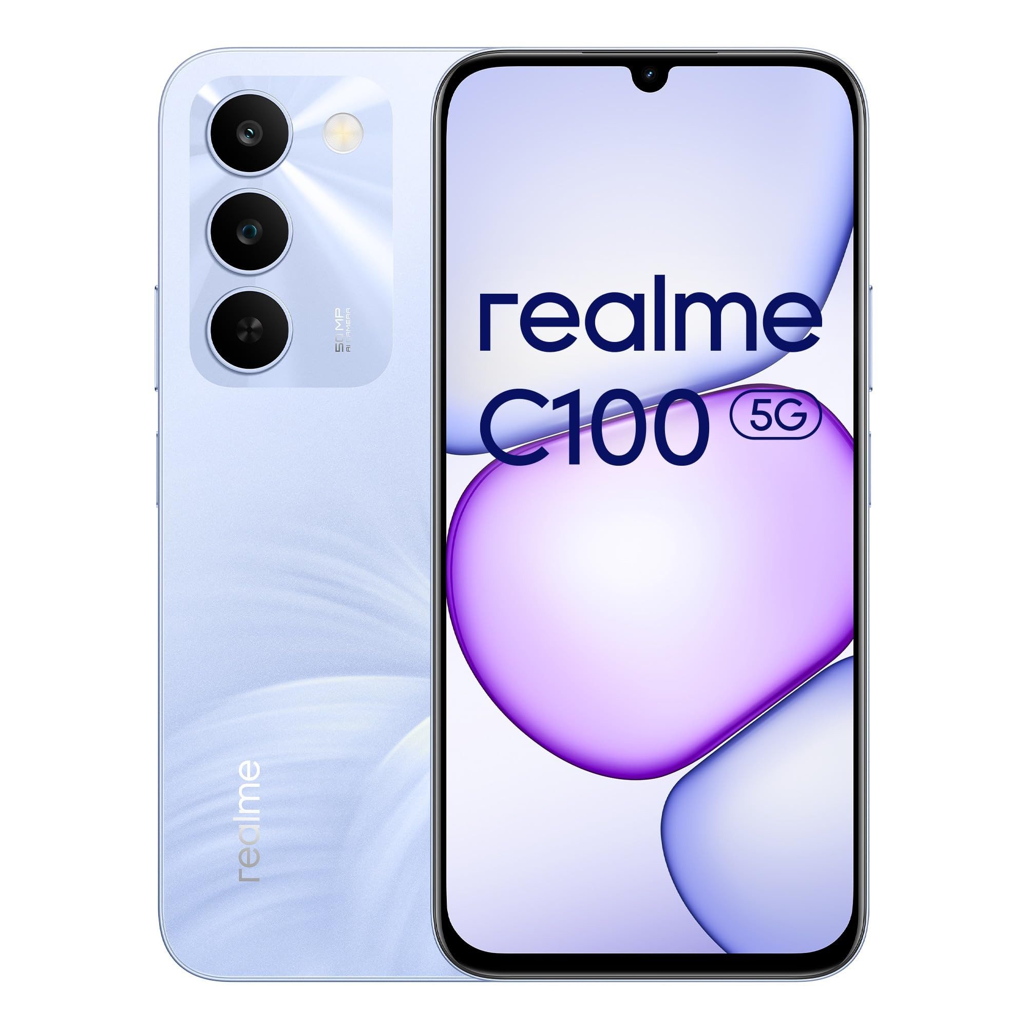 Realme Realme C100 5G – 6,8" HD+ 144Hz Display, 7000mAh Akku, 50MP Kamera Smartphone (128 GB Speicherplatz, 50 MP Kamera)