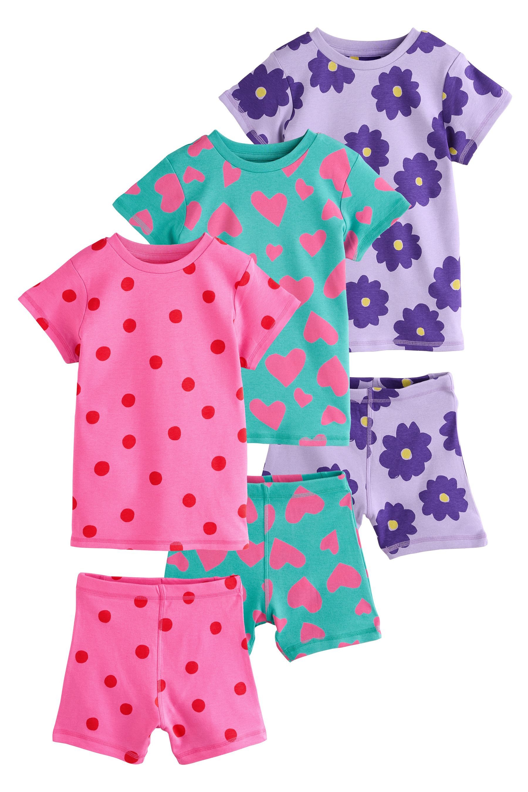 Next Pyjama Kurzer Pyjama 100 % Baumwolle, günstig online kaufen