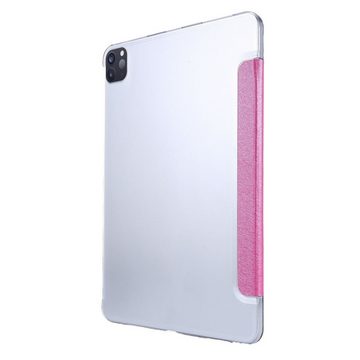 König Design Tablet-Hülle Apple iPad Pro 12.9 (2021), Schutzhülle für Apple iPad Pro 12.9 (2021) Tablethülle Schutztasche Cover Standfunktion Pink