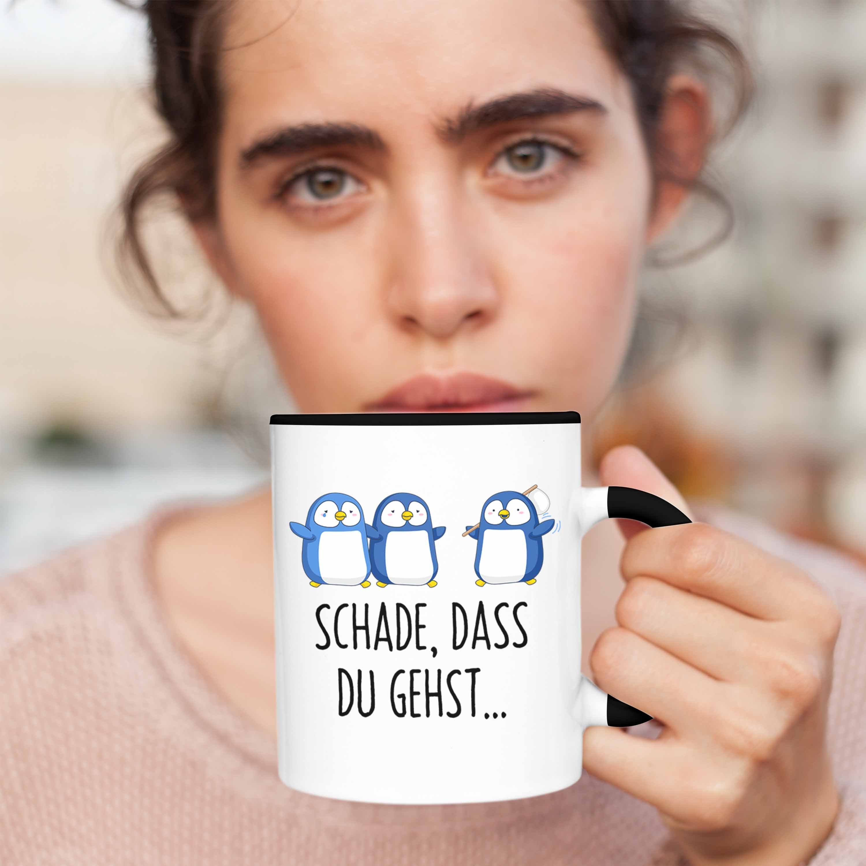 Schade Lustig Job Tasse Geschenk Abschied Abschiedsgeschenk Gehst - Trendation Du Trendation Kollege Neuer Kollegin Schwarz Sprüche Jobwechsel Dass Tasse