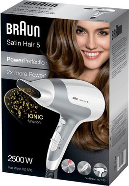 Braun Ionic-Haartrockner Braun Satin Hair 5 Power Perfection, 2500 W, Leistungsstarke 2500W