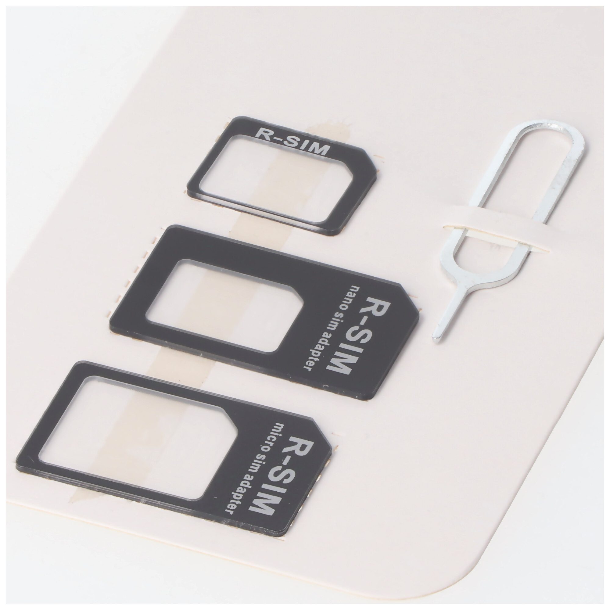 AccuCell SIM-Kartenadapter 4in1, Adapter Micro-SIM auf SIM, Nano-SIM auf SIM, Smartphone-Adapter