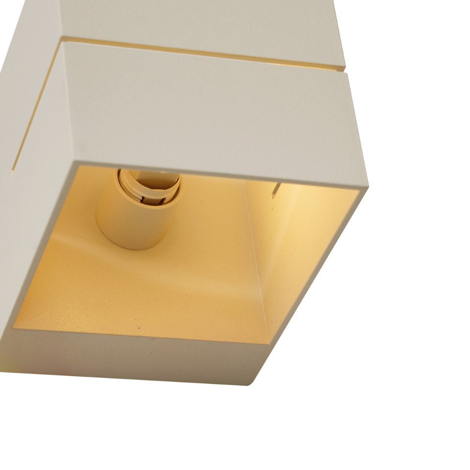 Qazqa Wandleuchte Transfer, ohne Leuchtmittel, G9, Beige, Modern, Aluminium günstig online kaufen