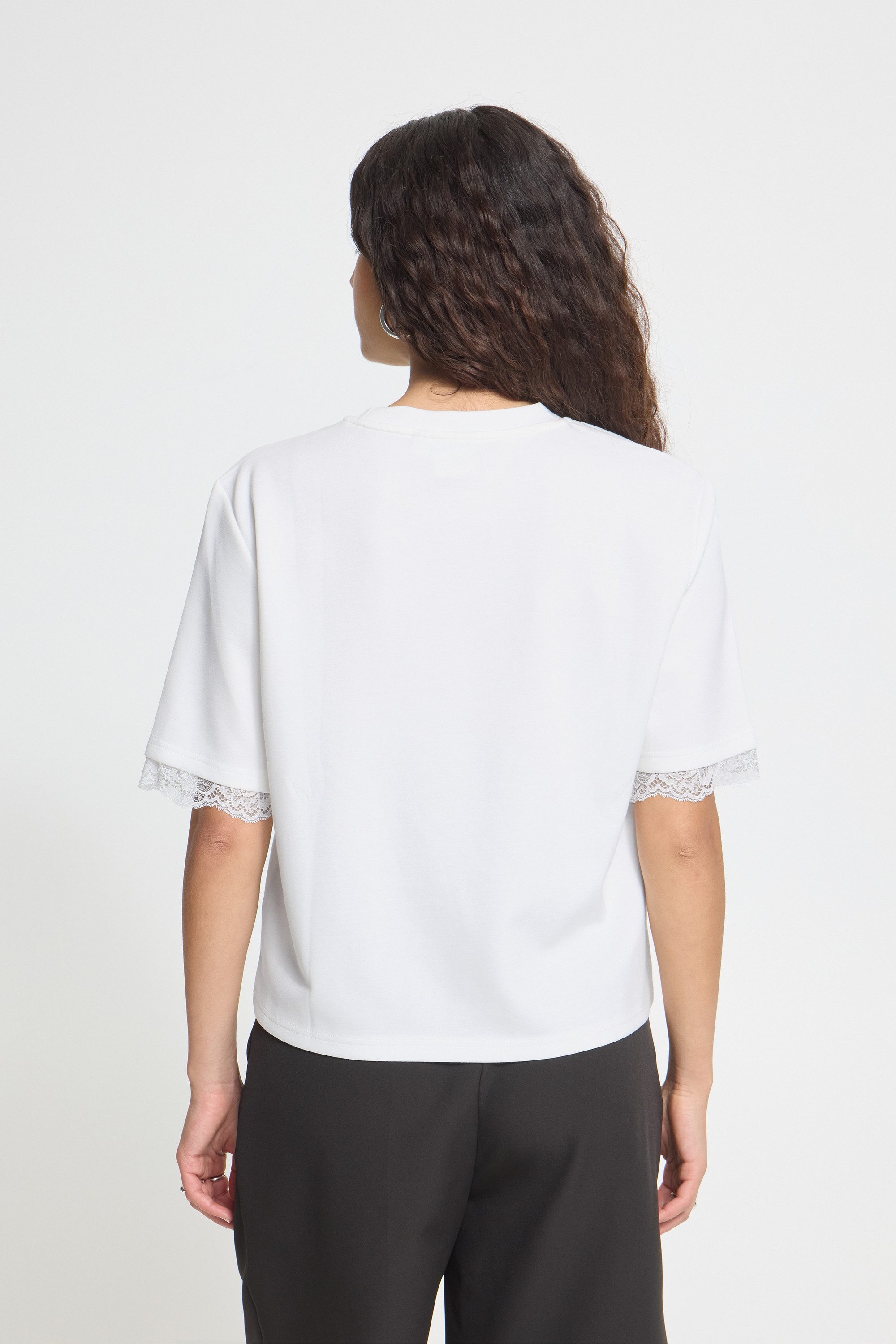 ICHI T-Shirt Kurzarm-Bluse IHKAIWA